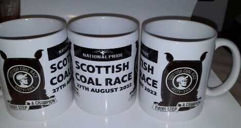 Coal race mugs